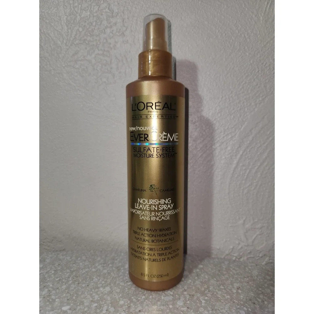 NEW~Loreal Ever Creme Nourishing LEAVE IN SPRAY 8.5 oz Triple Hydration~RARE‎